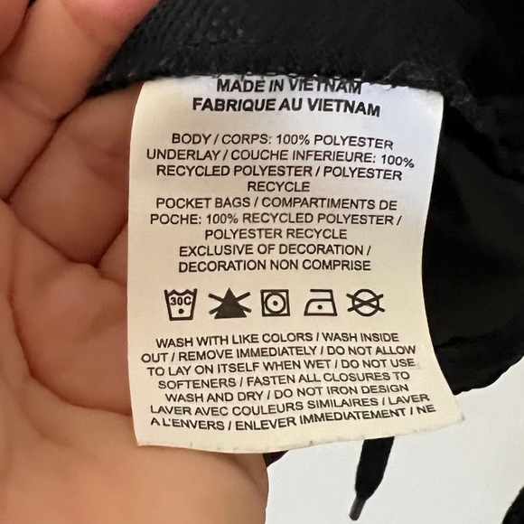 Nike Black and White Zip-Up Windbreaker - Large - Picture 10 of 10